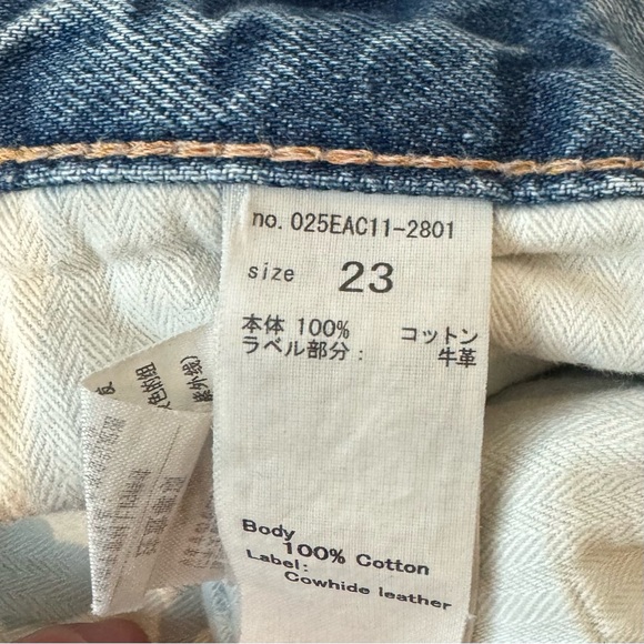 Moussy Vintage Aberdeen Tapered Jeans - Size 23 - Picture 9 of 9